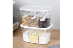 China Customized Kitchen Spice Storage Containers Acrylic Seasoning Box supplier