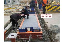 China Dynamic Axle Weighing Scales , 20-40T Weigh In Motion Axle Weighbridge supplier