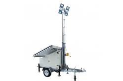 China Portable Solar Powered Floodlight Lighting Trailers For Orchard Lighting supplier