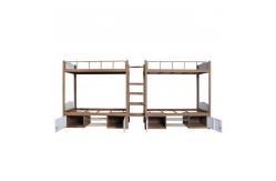 China Bedroom Rust Proof RAL Card  Metal Bunk Bed Frame supplier