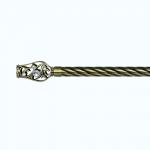 Hot Selling Window Curtain Pole Metal Fashion Home Hardware Adjustable Curtain Rod Set For Decoration for sale