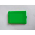 Green Cover Injection Molded Plastic Parts PP Material With Logo Printing Polishing Surface