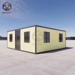 40ft Expandable Prefab Fold Out Container Homes Shelter Fast Assembly for sale