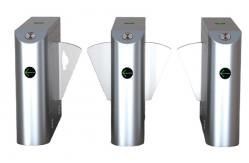 China 220V Swing Security Barrier Turnstile With ID/IC/Face Recognition Free Passage supplier