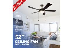 China Classic 52 Ceiling Fan with LED Light & Pull Chain Control supplier