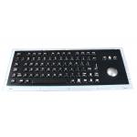 PS2 , USB Black Metal Keyboard / industrial metal keyboard RS232 for EPP for sale