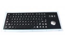 China PS2 , USB Black Metal Keyboard / industrial metal keyboard RS232 for EPP supplier