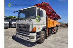China 49 Meter sany Used Concrete Pump Truck Re-Manufactured With HINO Chassis supplier