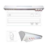 6m Adjustable Patient Medical Bed Head Units Panels For Hospital for sale