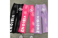 China Custom Grams Distressed Black Zip Up Hoodie Sweatpants And Hoodie Set supplier