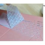 Transparent Sealing Adhesive Shippig Label Sticker Anti Counterfeiting Tamper Evident for sale