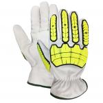 High Dexterity ANSI Cut Level A5 Goatskin Leather Gloves EN388 for sale