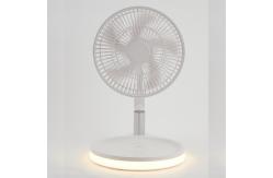 China Button / RF Control Folding Floor Fan USB Recargable Rechargeable Stand Fan supplier