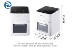 China 12L Multi Function Toaster Oven Air Fryer 1600W 12.7qt Large Capacity supplier