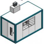 Customizable Paint Mixing Room for Enhanced Workflow Efficiency for sale