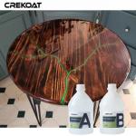 Moisture Barrier UV Stabilized Resin Clear Tabletop Epoxy For Outdoor Sculptures Transparency for sale