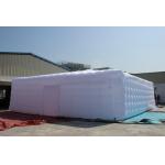 Huge tent for garden party events wedding colorful lighting Square bubble tents for sale