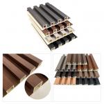 Interior Waterproof Wood Grain Laminated PVC WPC Wall Panels Designs Decor for sale
