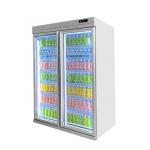 OEM Upright Beverage Chiller Supermarket Display Drink Showcase for sale