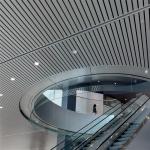 White Color Aluminum Metal Ceiling Linear U85 Shaped 0.6mm Thickness for sale
