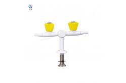 China Yellow Laboratory Gas Taps , Lab Furniture Accessories Rust Resistant Valve supplier