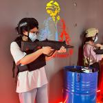 Outdoor Laser Tag Equipment Gun And Vest Multiplayer Laser Tag Weapon Game Machines for sale