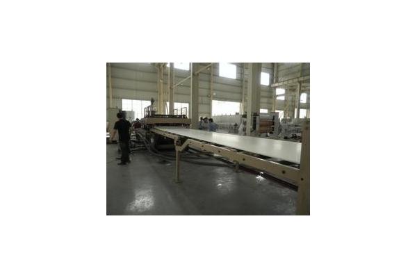 Bathroom PVC WPC WPC Foam Board Machine , Recycled Conical Twin Screw Extruder
