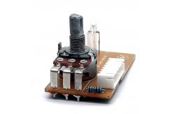 China 16mm Rotary Switch 5000ohm Single Pole 3 Position Rotary Switch Pot supplier