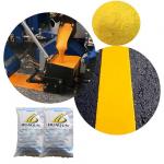 Hot Melt Thermoplastic Road Marking Paint  Yellow Color Smooth And Flow for sale