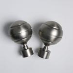 Single Bracket Stainless Steel 25mm 28mm Curtain Pole Ends for sale