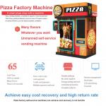 Commercial Automated Hot Food Vending Machine 4G Wifi,auto grinding machine，robot grinding machine for sale