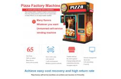 China Self-Service Distributeur Automatique Fast Food Vending Machines Fully Automatic Smart Pizza Machine supplier