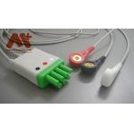 Mindray > Datascope Compatible 3 Lead snap ECG Telemetry Leadwire - 115-004867-00 for sale