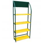 Yellow Color TUV Certificate Lubricant Display Rack Four Tiers for sale