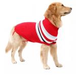 Stripe Big Dog Sweater Winter Warm Chihuahua Golden Retriever Coat Puppy Suit for sale