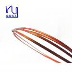 Enamel Custom 155 Degree Copper Litz Cable 1.0mm Flat Ctc for sale
