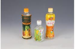 China Customized Design PVC Heat Shrink Sleeve Labels For Juice Water Bottle Packaging supplier