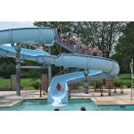 Water Park Entertainment Equipment Fiberglass Slides Fairground Outdoor Amusement Park Rides For Kids for sale