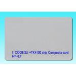 I·CODE SLI chip+TK4100 chip Composite Card / I·CODE SLI chip+ID chip Dual frequency Card for sale