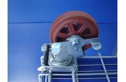 China Collapsible Rigid Industrial Wire Container Wheels Available Easily Movable supplier