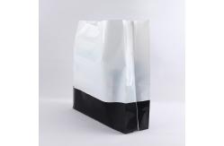 China Polythene Loop Handle Plastic Bags Biodegradable For Garment supplier