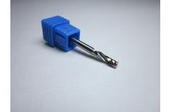 China Spiral Bits Solid Carbide WC 90.0% Single Flute End Mill supplier