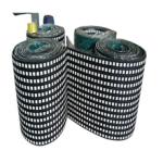Ceramic Conveyor Pulley Lagging For Wear Abrasion Resistance 12mm 15mm Cold Bonding for sale