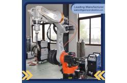 China Automatic Arc Welding Robot System Double Stations 2000mm Working Reach supplier
