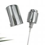 Refillable Perfume Pump Sprayer 15/400 0.07ML 0.09ML Dosage With Silver Collar for sale