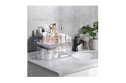 China Polygon 5kg Acrylic Make Up Organiser Clear supplier