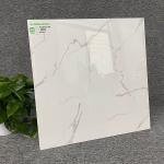 White Marble Glazed Tiles Ceramic Flooring Porcelain Tiles 600X600 For Floor And Wall for sale
