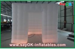 China Wedding Black Party Photos Inflatable Curved , Waterproof Inflatable Bubble Tent LED inflatable wall supplier