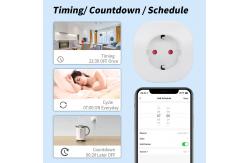 China WIFI EU Plug Socket Tuya Smart Home Automation Electrical Wifi Controlled Socket supplier