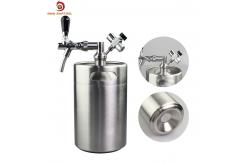 China SUS304 Pressurized Mini Keg Adjustable Flow , 5L Pressurized Growler Tap System supplier